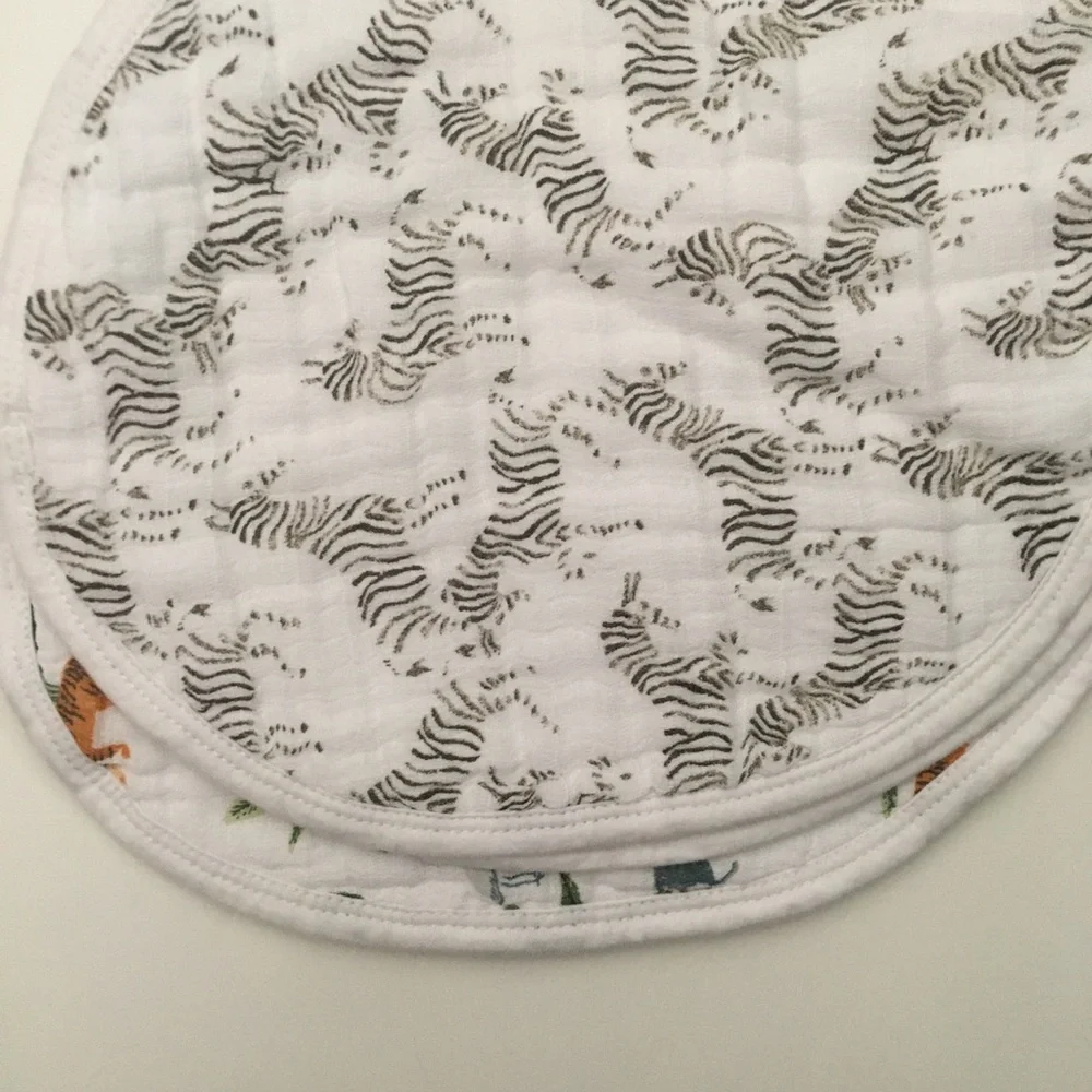 Aden + Anais 2 pack Burpy Bib Classic Muslin Cotton Breathable NEW